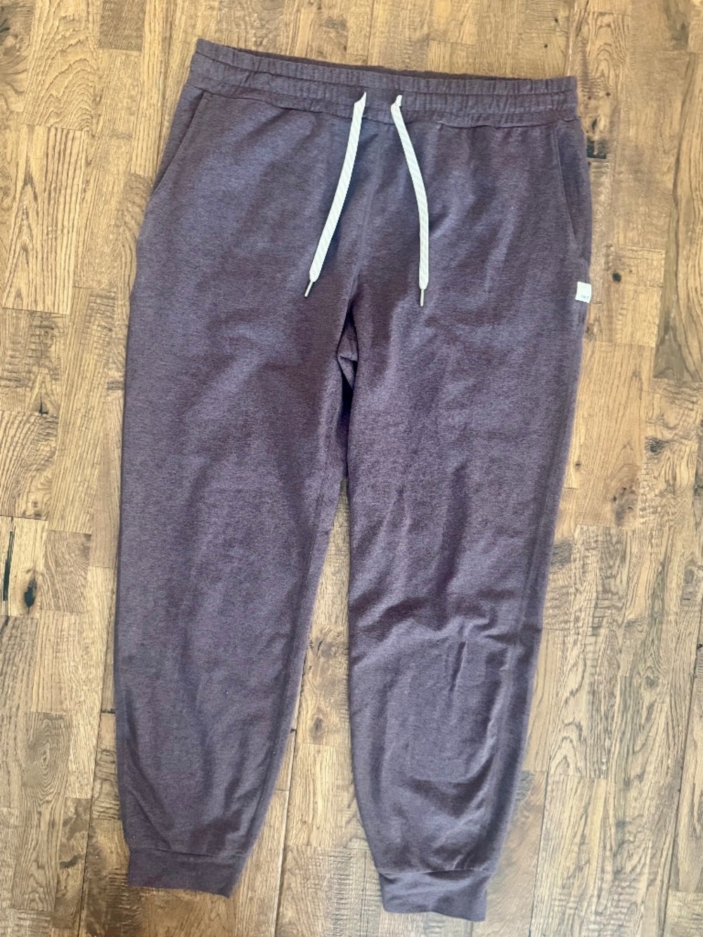 Vuori Performance Jogger Pants Plum Heather Women's Size L VW303 CC